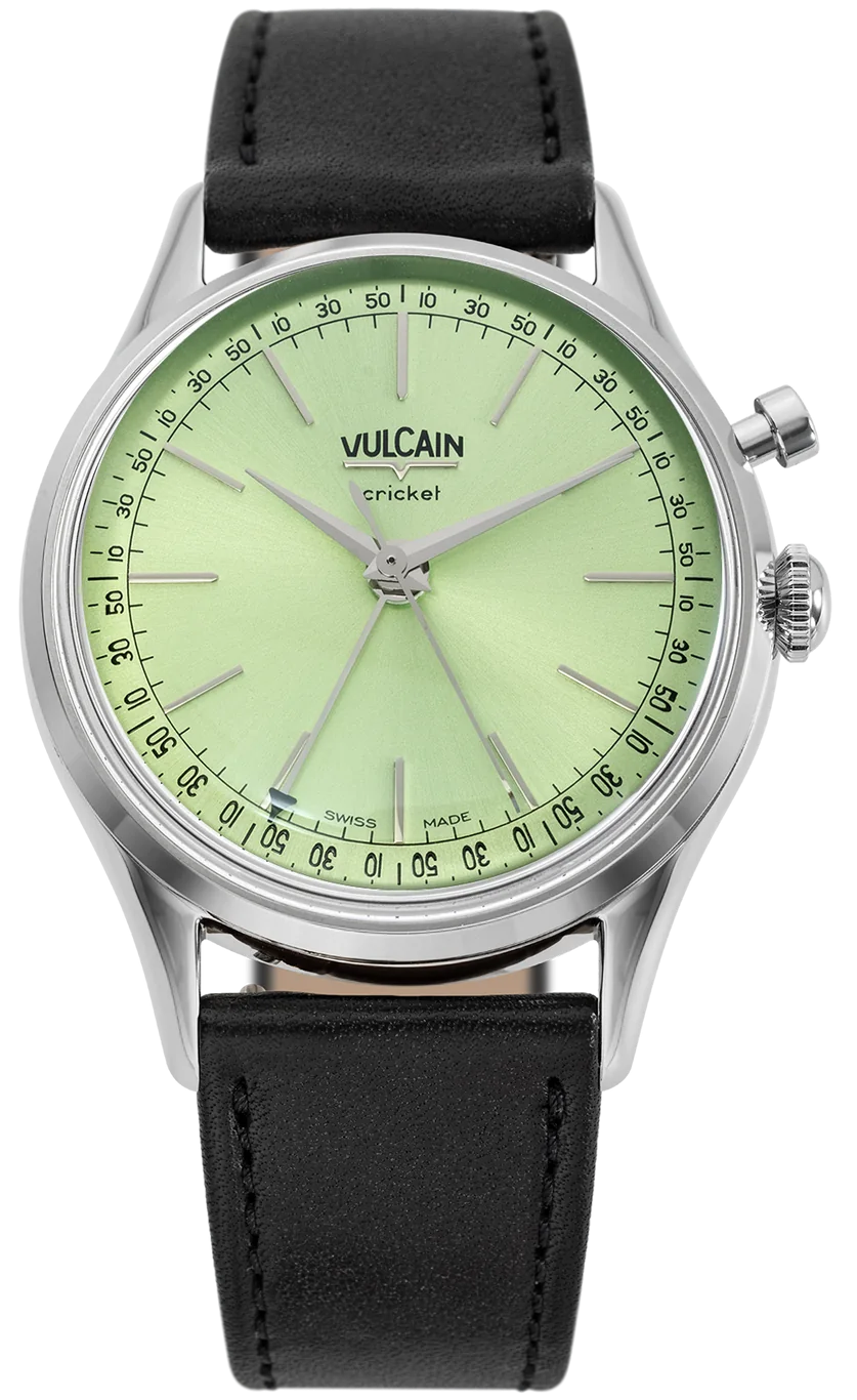 Vulcain Watch Cricket President 36mm Pistachio Green 100172A90.BAC301