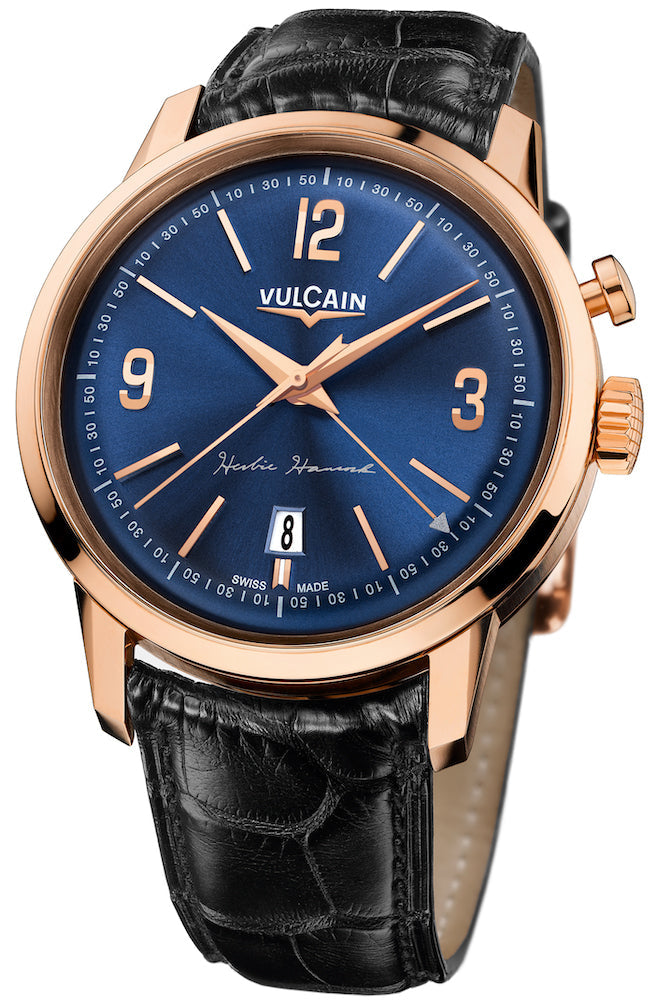 Vulcain Watch 50s Presidents Herbie Hancock Gold 160551B36.BBL101