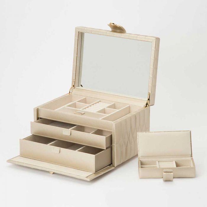 Wolf Jewellery Box Caroline Medium Champagne 329746