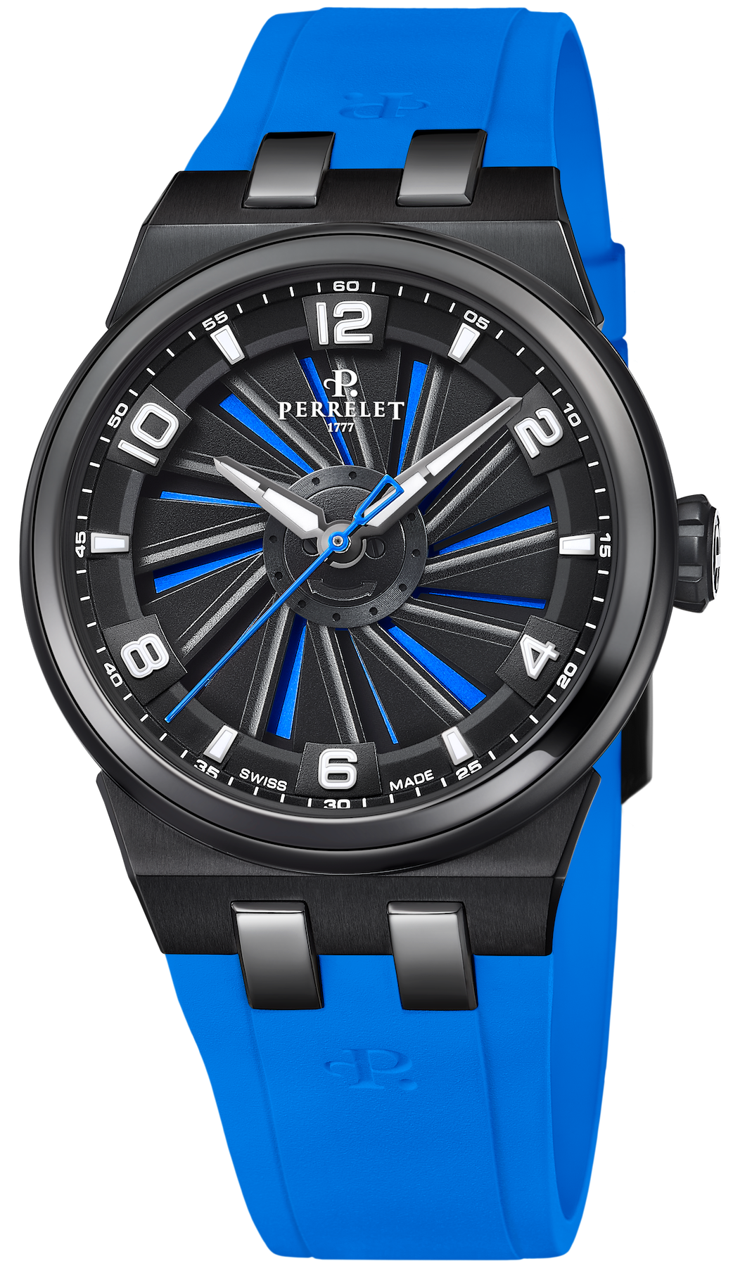 Perrelet Watch Turbine Titanium 41 Blue A4067/2