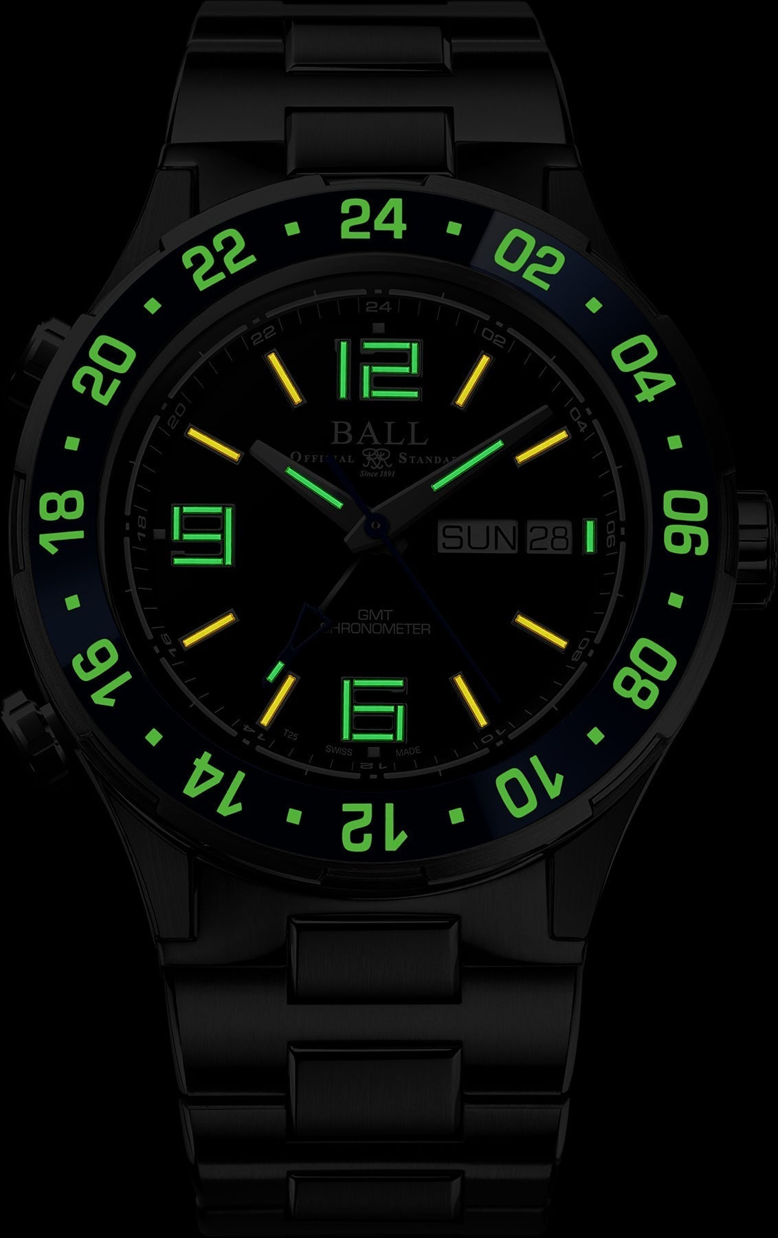 Ball Watch Company Roadmaster Marine GMT Limited Edition Watch DG3030B-S6CJ-BK Image 2