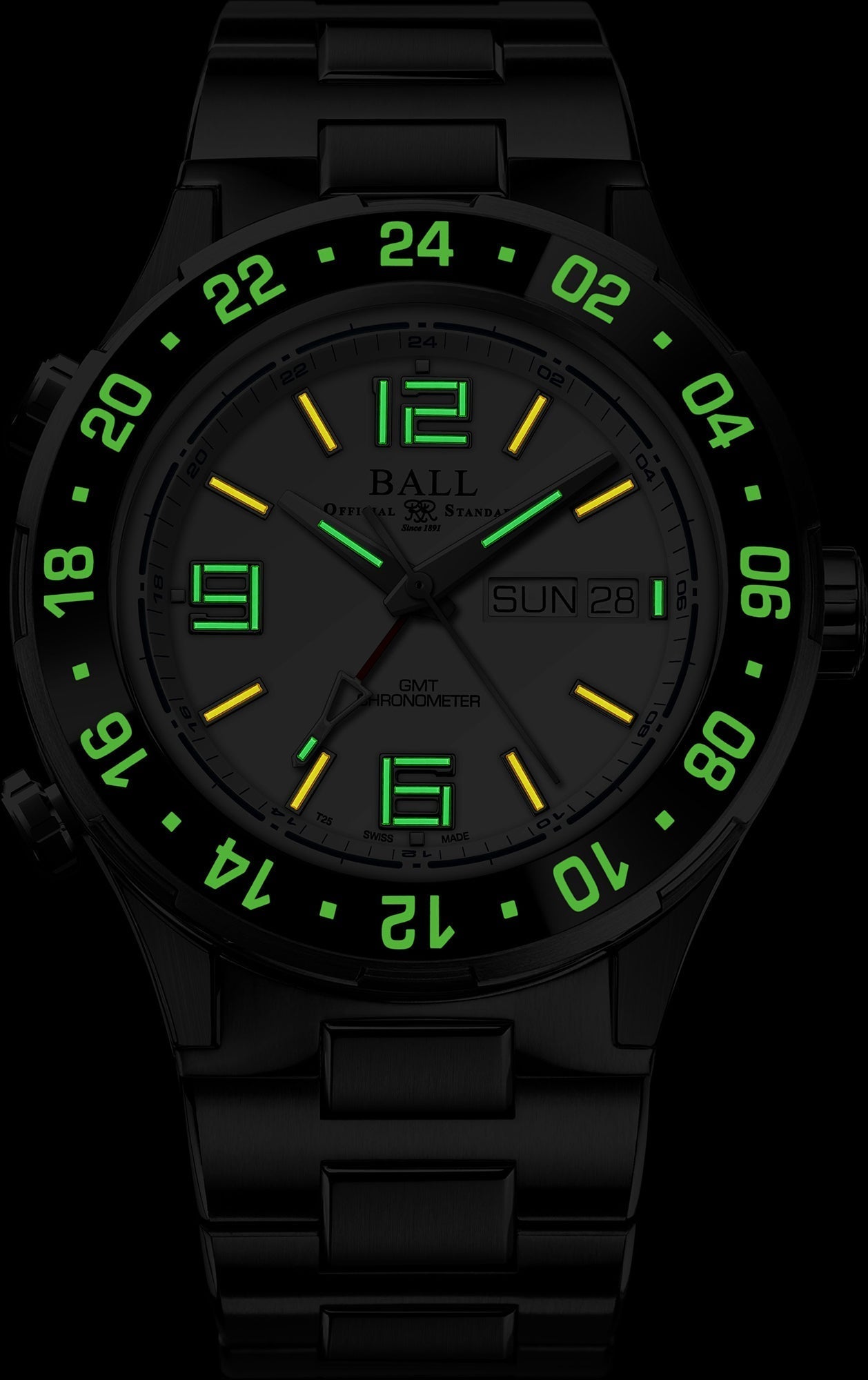 Ball Watch Company Roadmaster Marine GMT Limited Edition Watch DG3030B-S7CJ-WH Image 2