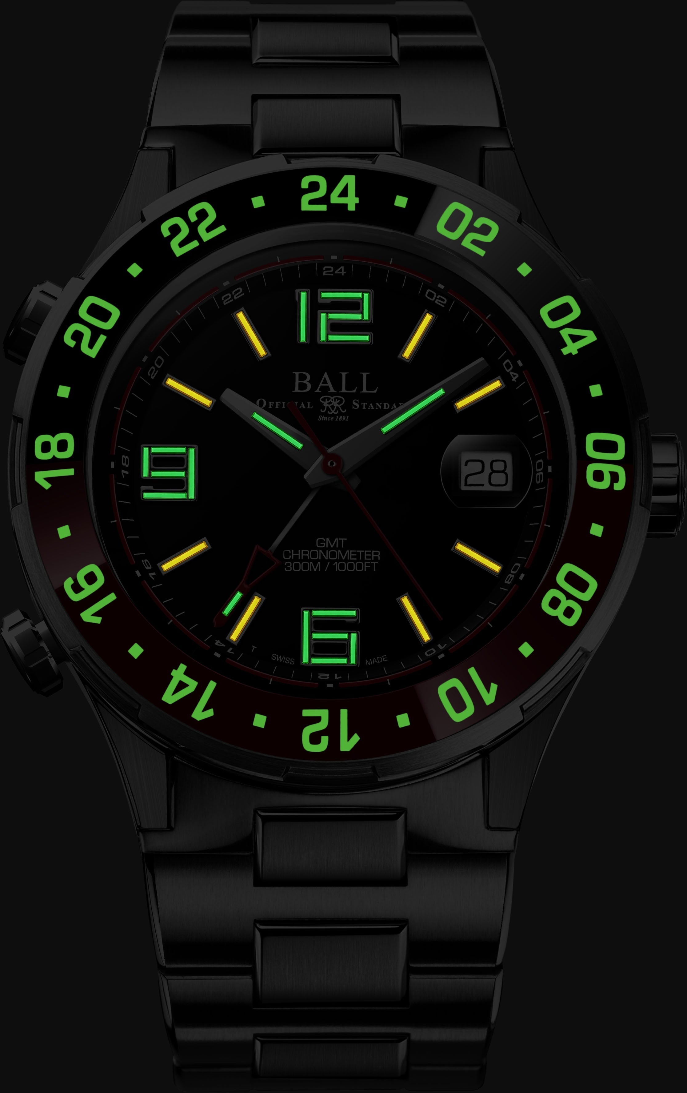 Ball Watch Company Roadmaster Pilot GMT Limited Edition Watch DG3038A-S1C-BK Image 2