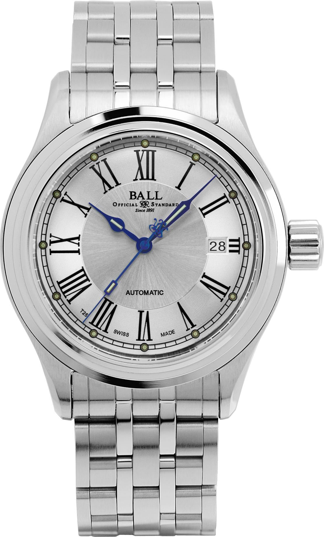 Ball Watch Company Trainmaster Roman Ladies NL1038D-S2J-SL