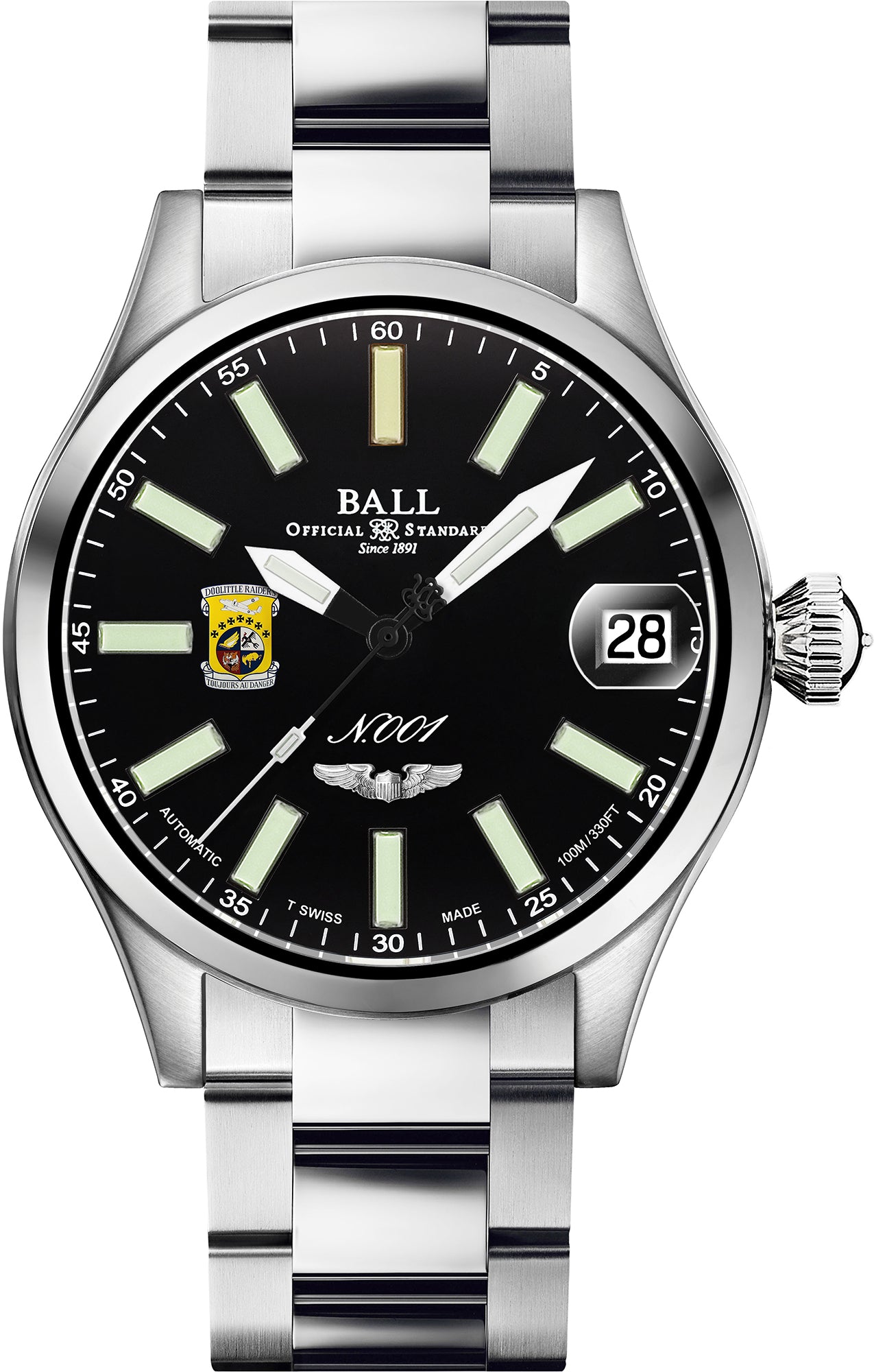 Ball Watch Company Engineer Master II Doolittle Raiders Limited Edition NM3500C-S1-BK