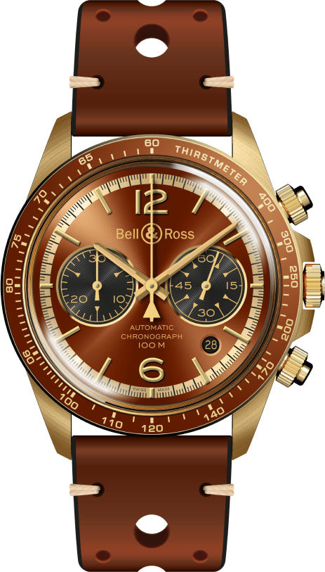 Bell && Ross Watch Bellytanker Bronze Espresso BRV294-EM-BR/SCA