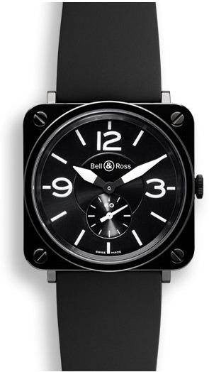 Bell & Ross BRS Black Dial Ceramic BRS-BL-CERAMIC/SRB