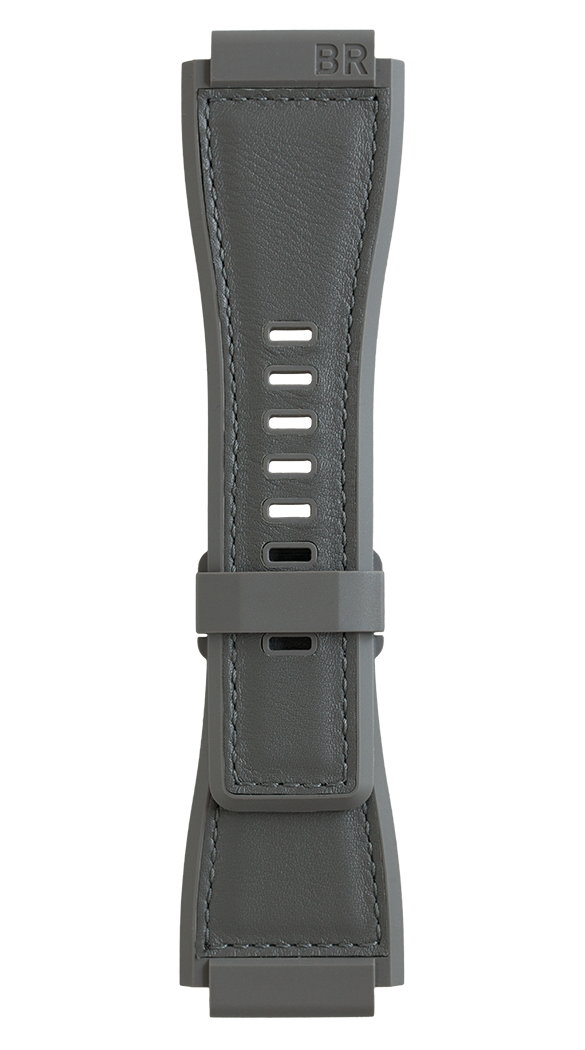 Bell & Ross Strap BR 01/03 BR-X1 Bi-Material Grey Large B-VP-001 LARGE