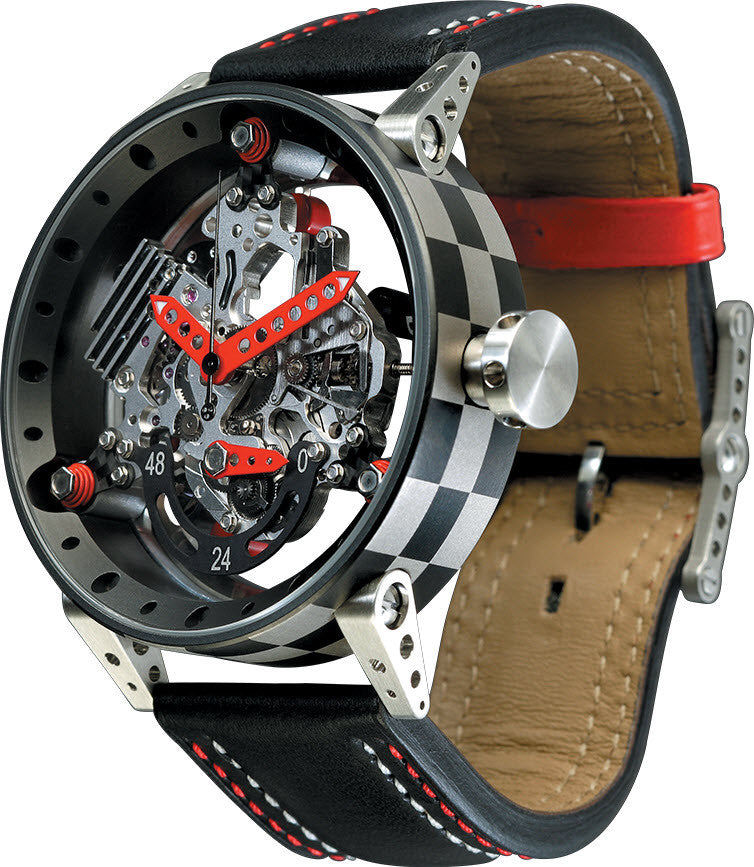 B.R.M Watch R-50-TN Red Hands R-50-TN-AR