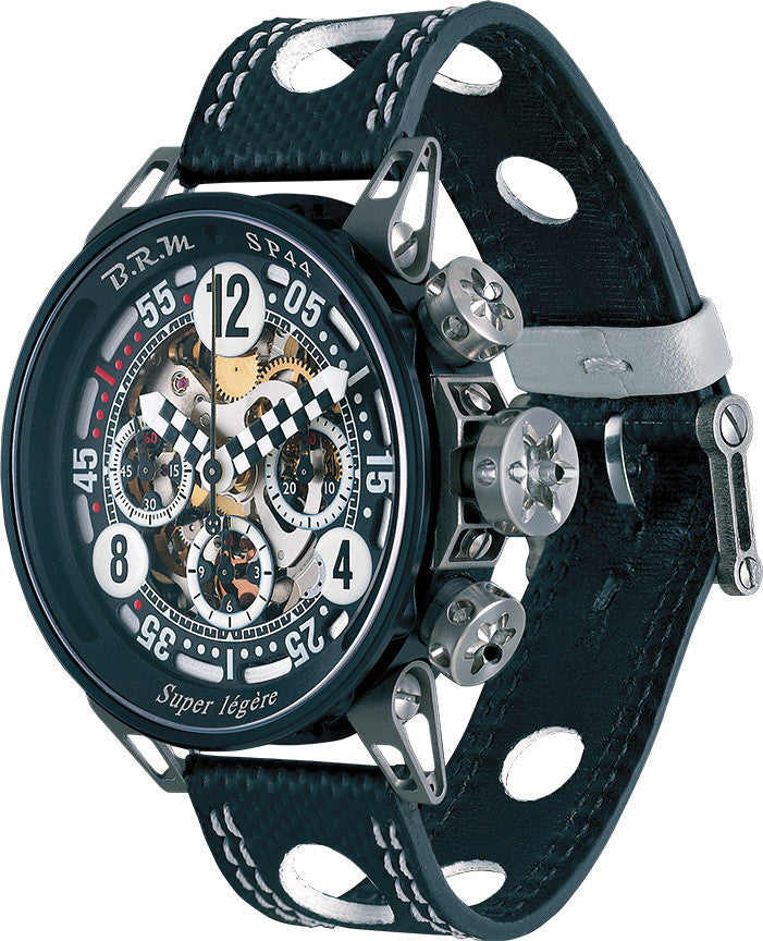 B.R.M Watch SP-44 Black And White Hands SP-44-ADB-LIGHT