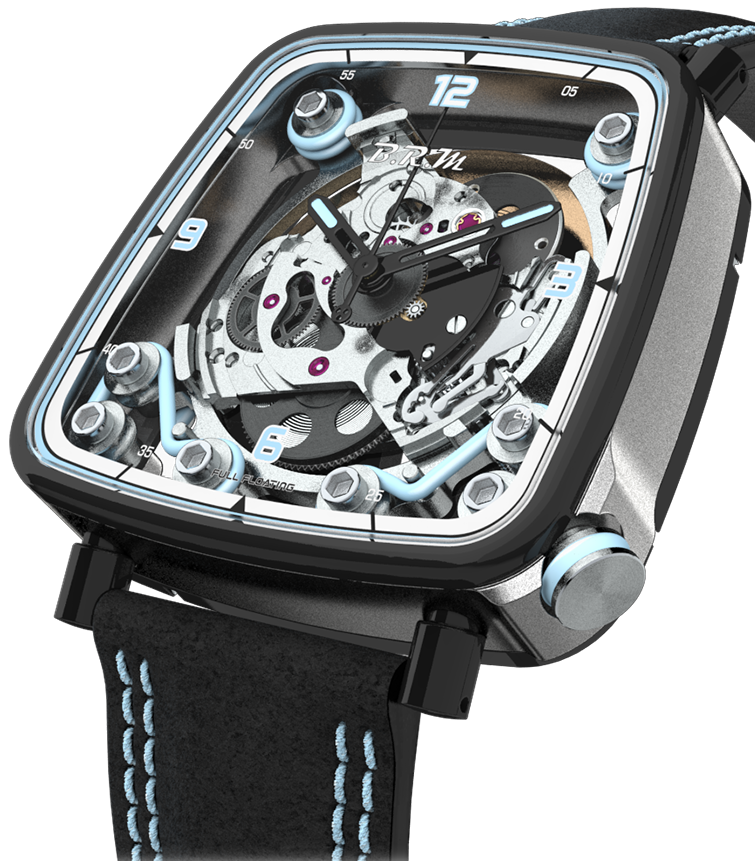 B.R.M. Watches FF39-40 Grey Titanium FF39-40-TG-LFN-BLC