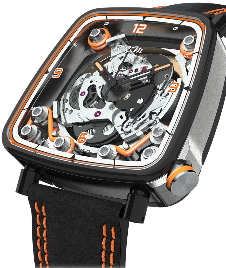 B.R.M. Watches FF39-40 Grey Titanium FF39-40-TG-LFN-O
