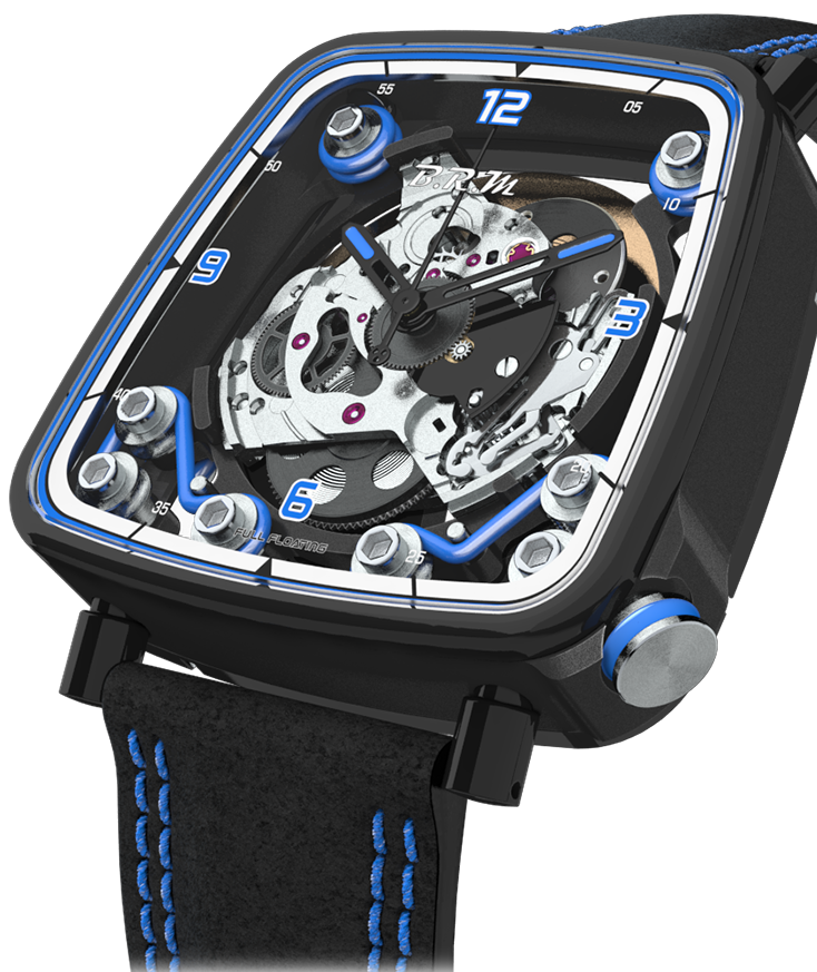 B.R.M. Watches FF39-40 Black Titanium FF39-40-TN-LFN-BLM
