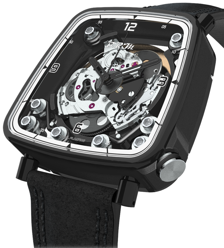 B.R.M. Watches FF39-40 Black Titanium FF39-40-TN-LFN-N