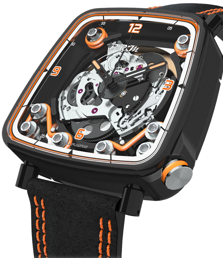 B.R.M. Watches FF39-40 Black Titanium FF39-40-TN-LFN-O