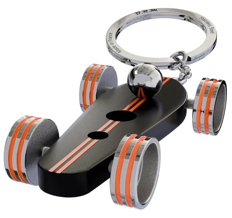 B.R.M. Key Chain Bolides by B.R.M Orange Stripes Watch