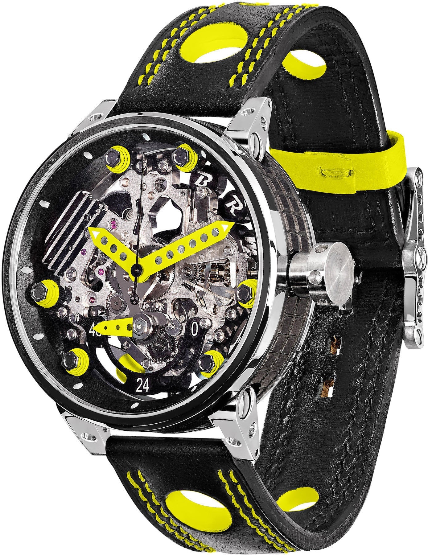 B.R.M Watch R-46 Yellow Hands R-46-TN-AJ
