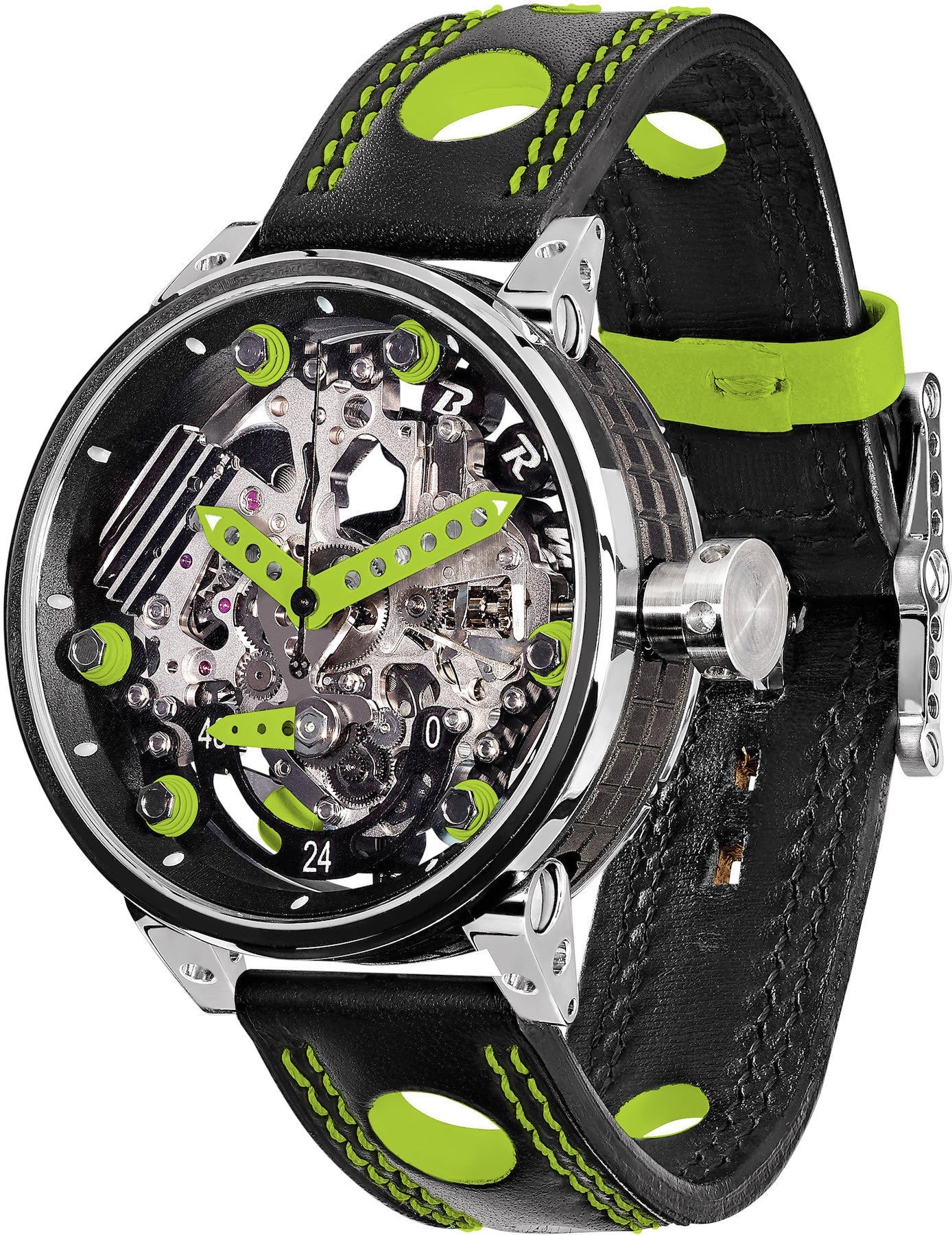 B.R.M Watch R-46 Green Hands R-46-TN-AVP