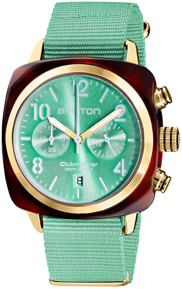 Briston Watch Clubmaster Classic Acetate Gold 19140.PYA.T.29.NGW