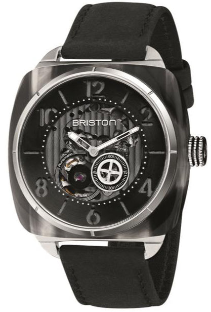 Briston Watch Streamliner Skeleton Grey Acetate 201042.SA.G.1.CH