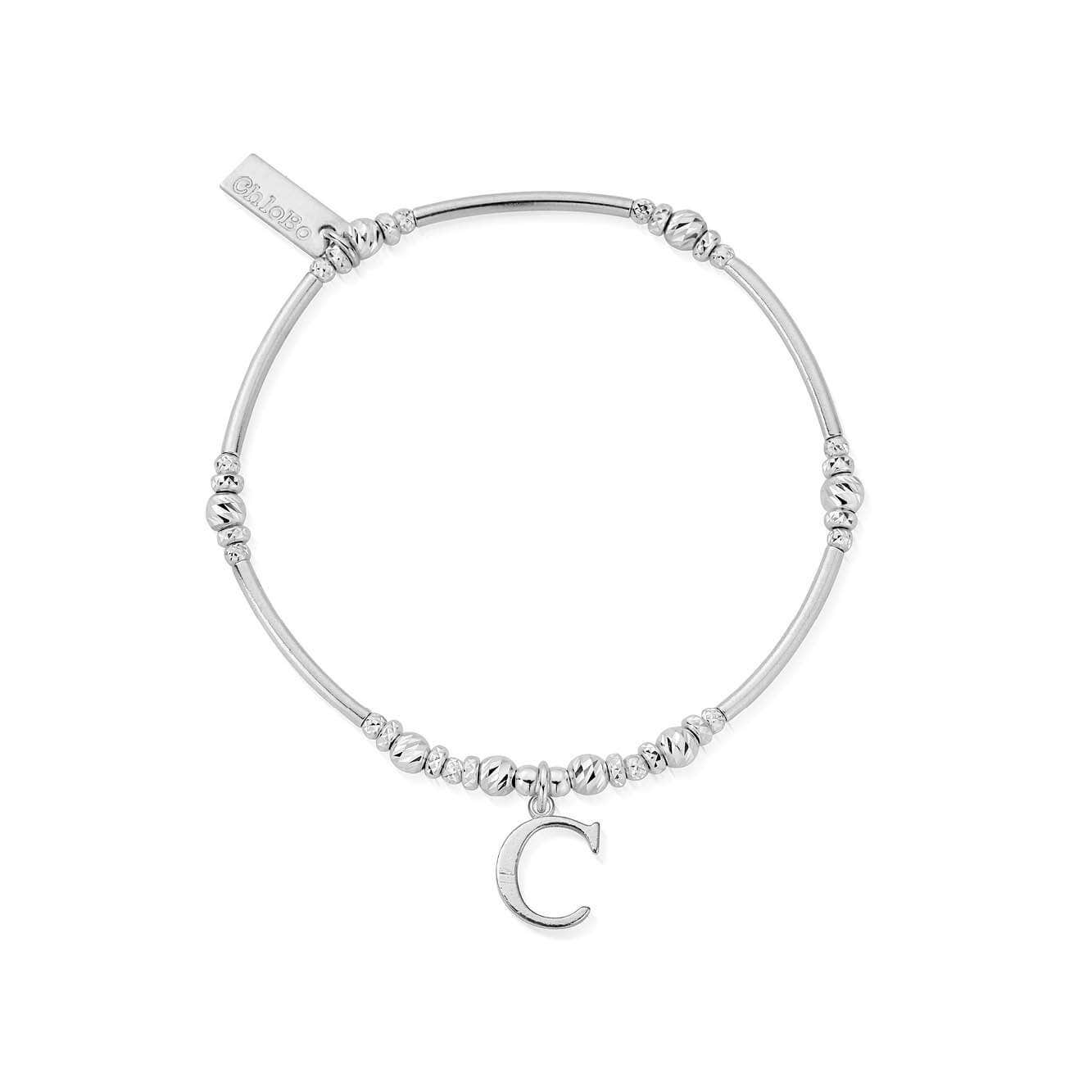 ChloBo Sterling Silver Initial Bracelet C CBO-306 Image 1