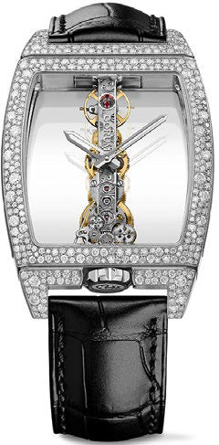 Corum Watch Golden Bridge Men Snow Diamond B113/03854