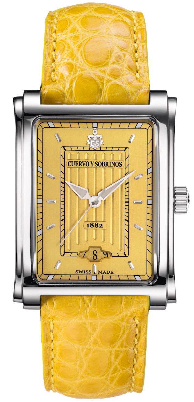 Cuervo y Sobrinos Watch Prominente Caramelo 1015.1YE