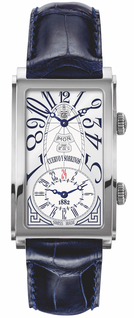 Cuervo y Sobrinos Watch Prominente Dual Time 1124.1AAG
