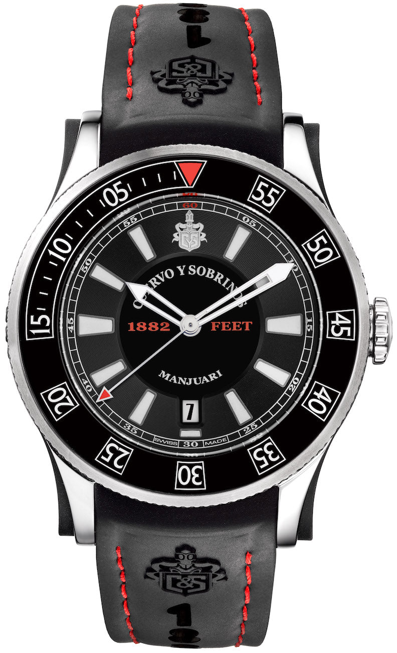 Cuervo y Sobrinos Watch Robusto Diving 2808.1NR3