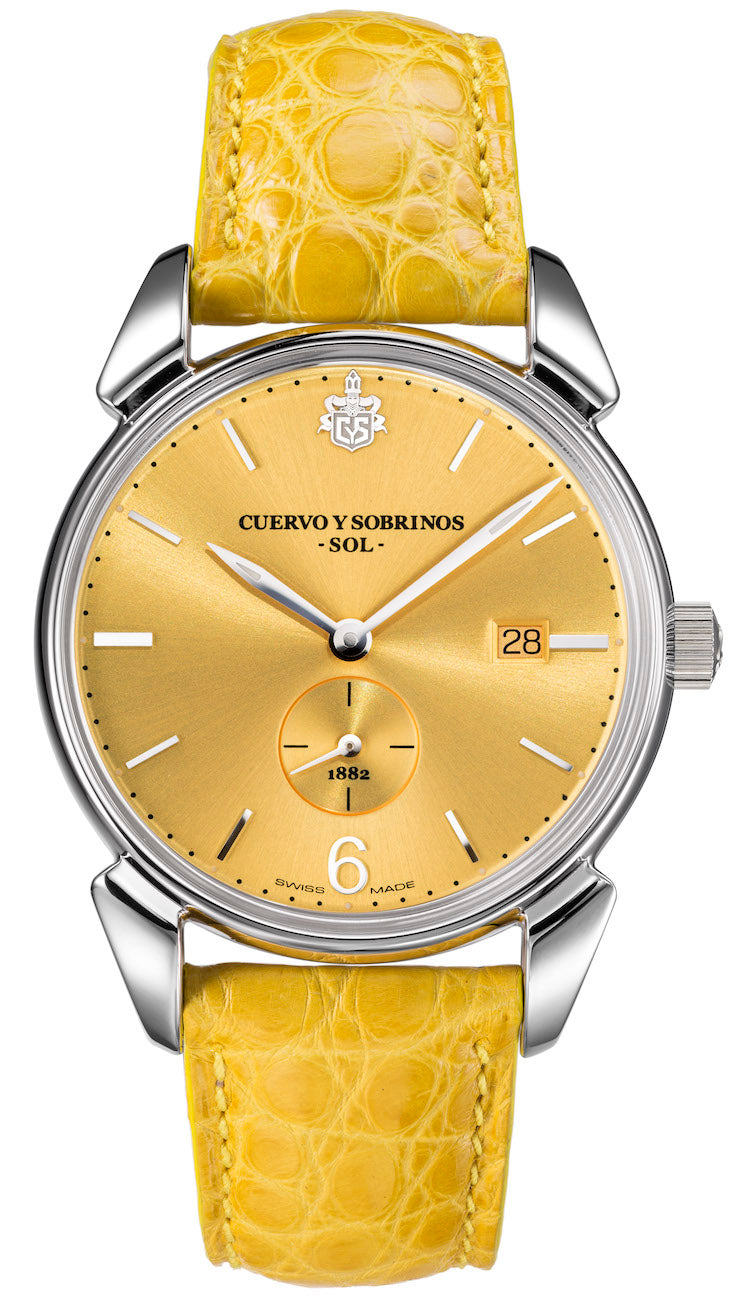 Cuervo y Sobrinos Watch Historiador Pequenos Segundos 3191.1SOL