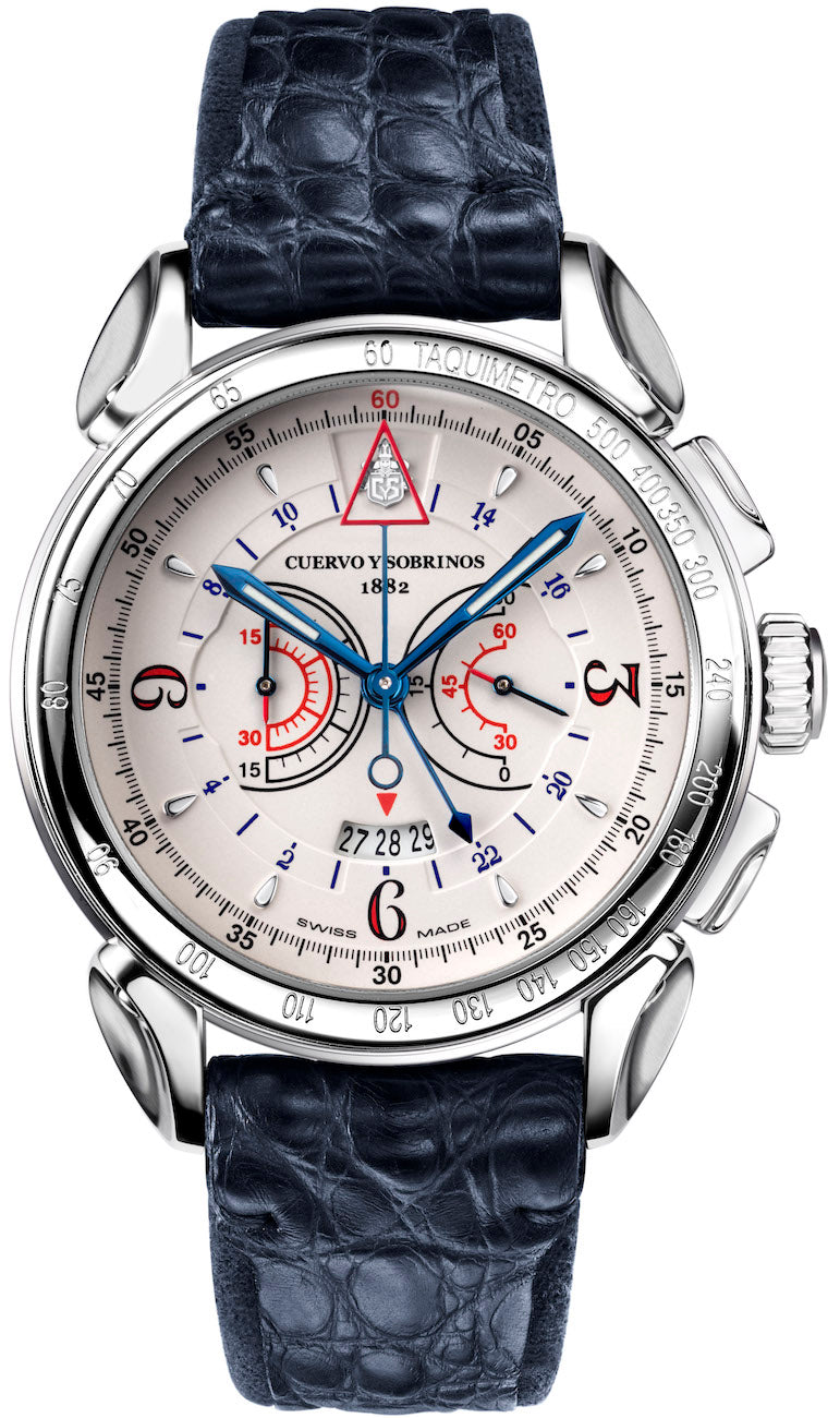 Cuervo y Sobrinos Watch Historiador Vuelo Chrono 3201.1I