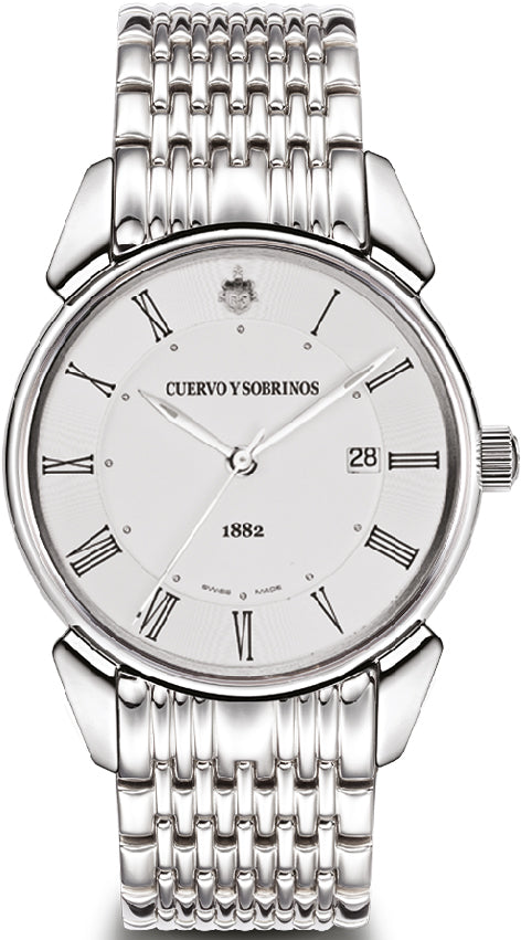 Cuervo y Sobrinos Watch Historiador Segundos Centrales 3195B.1CS.AR