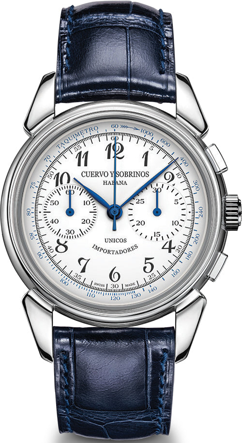 Cuervo y Sobrinos Watch Historiador Landeron Limited Edition 3146.1W