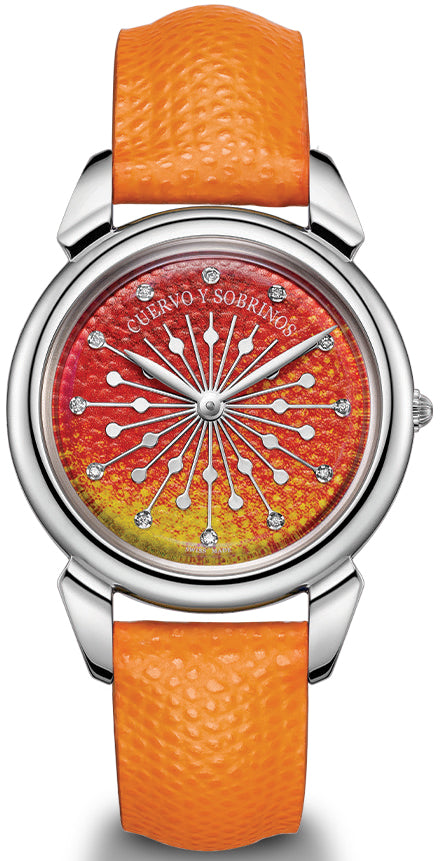 Cuervo y Sobrinos Watch Senora Sol Y Estrellas 3112.1SER