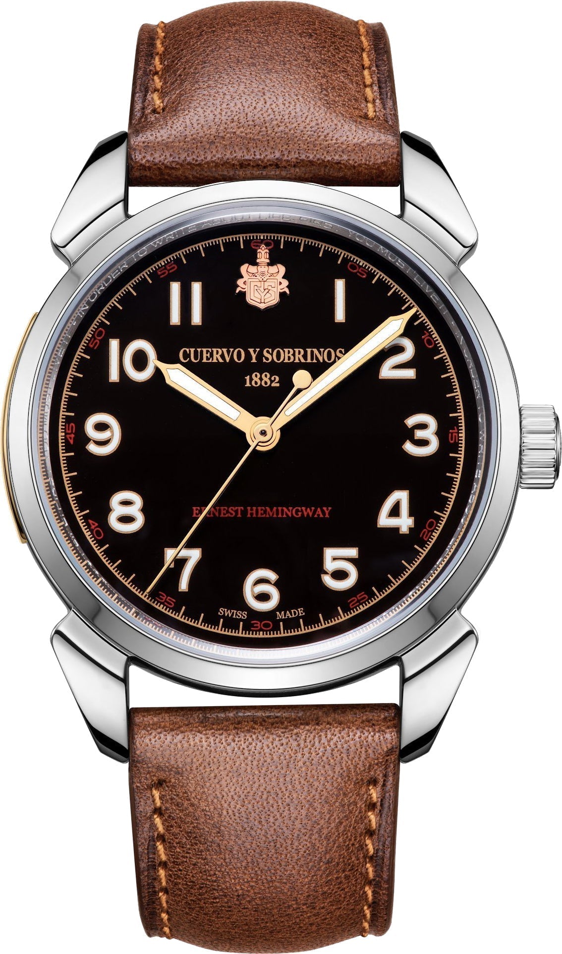 Cuervo y Sobrinos Watch Historiador Hemingway Limited Edition D 3189.1HB Image 1
