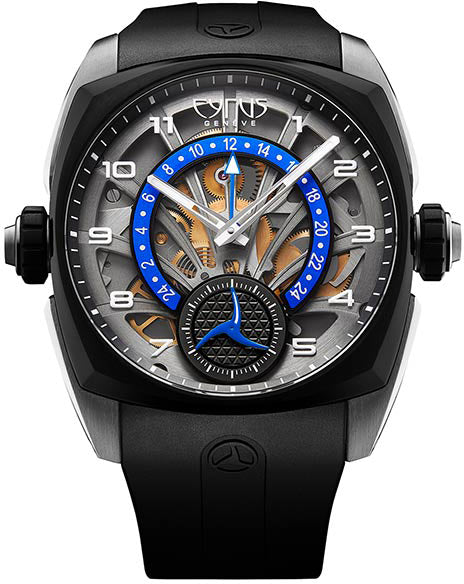 Cyrus Watch Klepcys GMT Retrograde Titanium DLC 539.507.TD.A