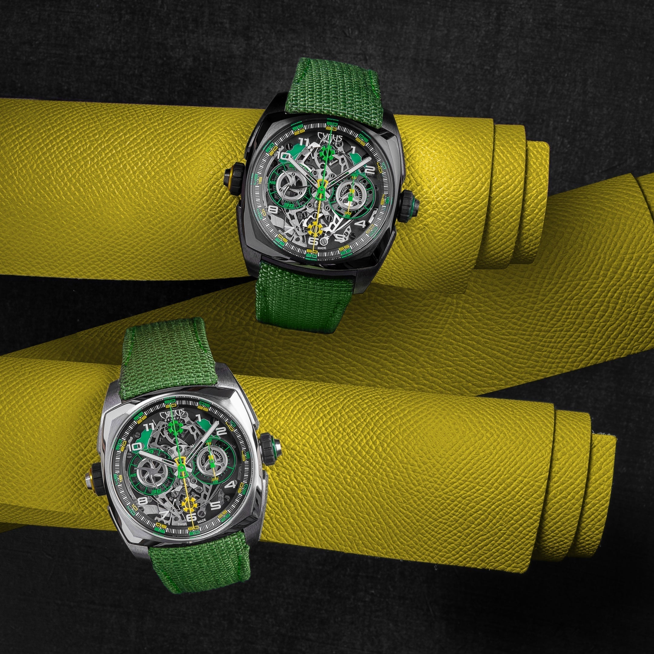 Cyrus Watch Klepcys DICE Lime Titanium Limited Edition 539.508.TT.B Image 7