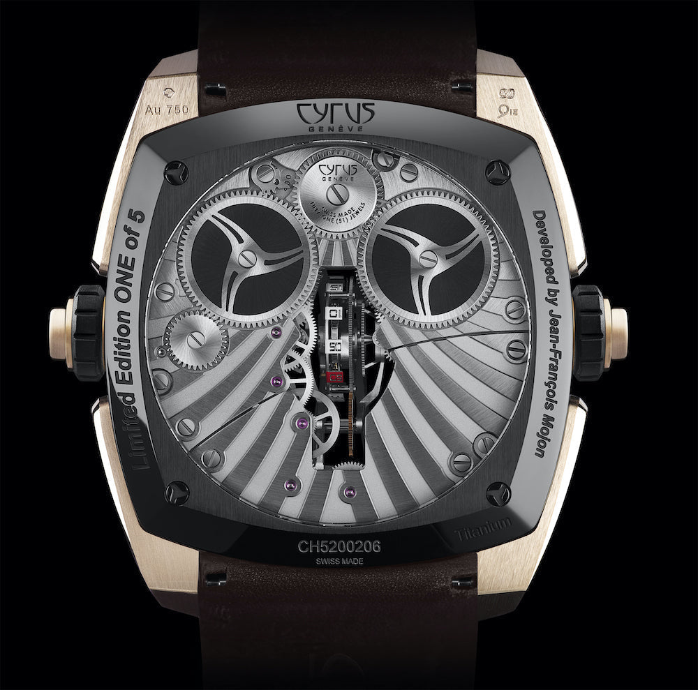 Cyrus Watch Klepcys Vertical Tourbillon Black Rose Gold Limited Edition 539.506.GD.A Image 2