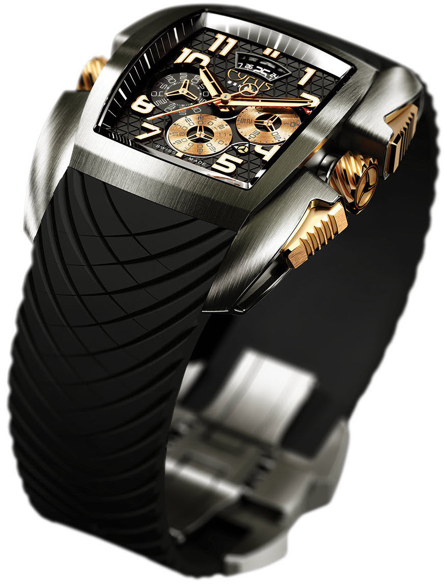 Cyrus Watch Kuros Titanium Rose Gold Black Dial Limited Edition 598.202.A Image 1