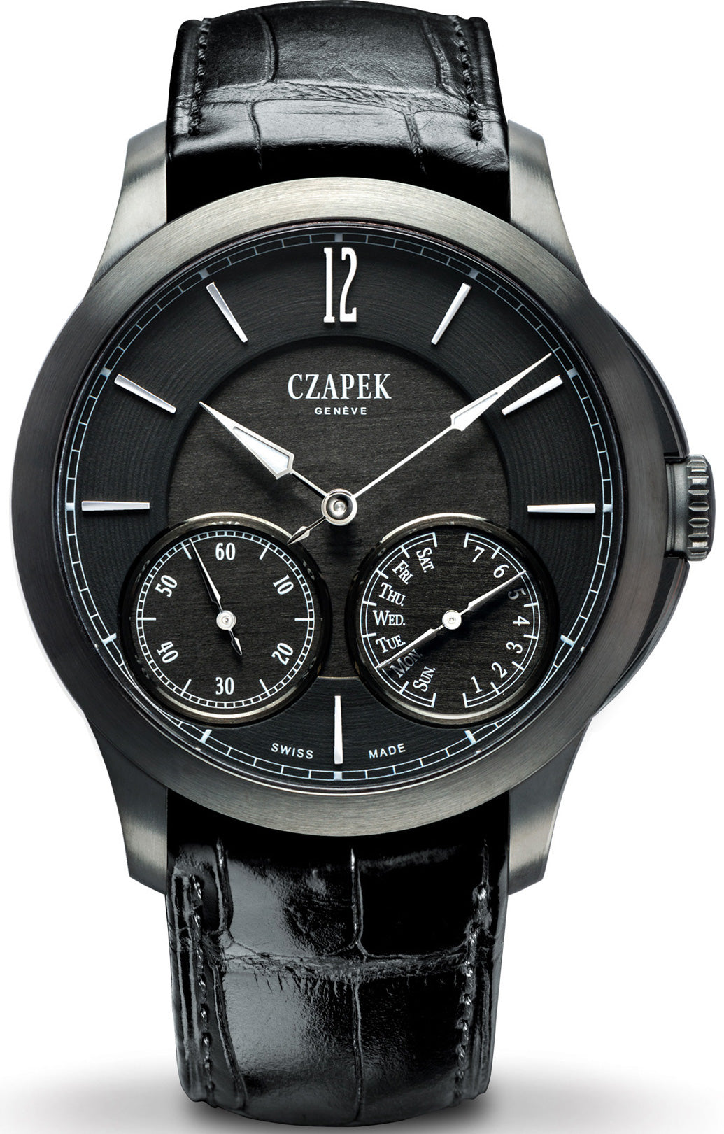 Czapek Watch Quai des Bergues Guilloche Ricochet Titanium No.27bis Limited Edition Guilloche Ricochet Titanium No.27bis Image 1