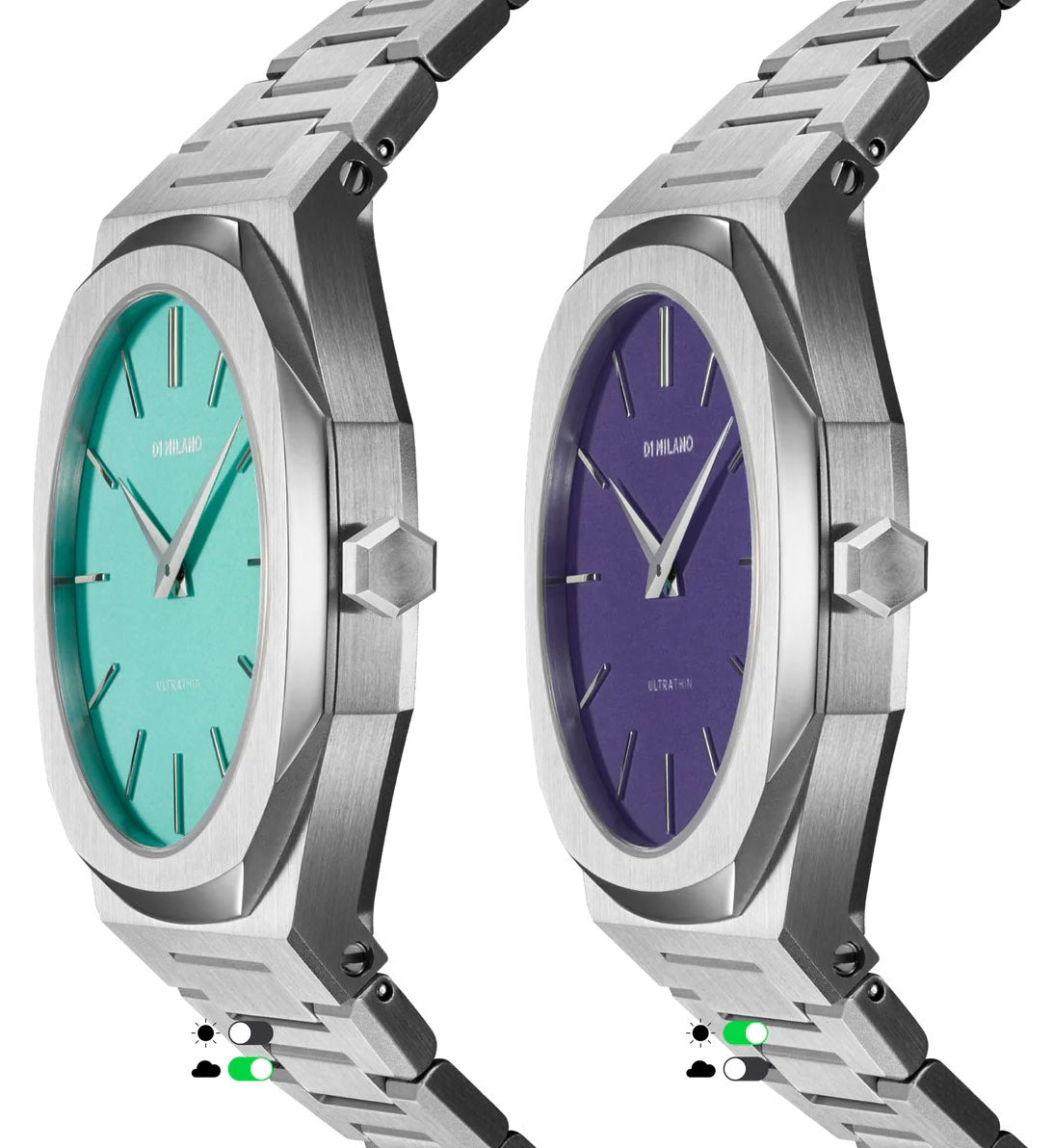 D1 Milano Ultra Thin Chromo Sync Watch UTBJ43 Image 3
