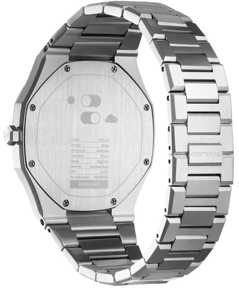 D1 Milano Ultra Thin Chromo Sync Watch UTBJ43 Image 4