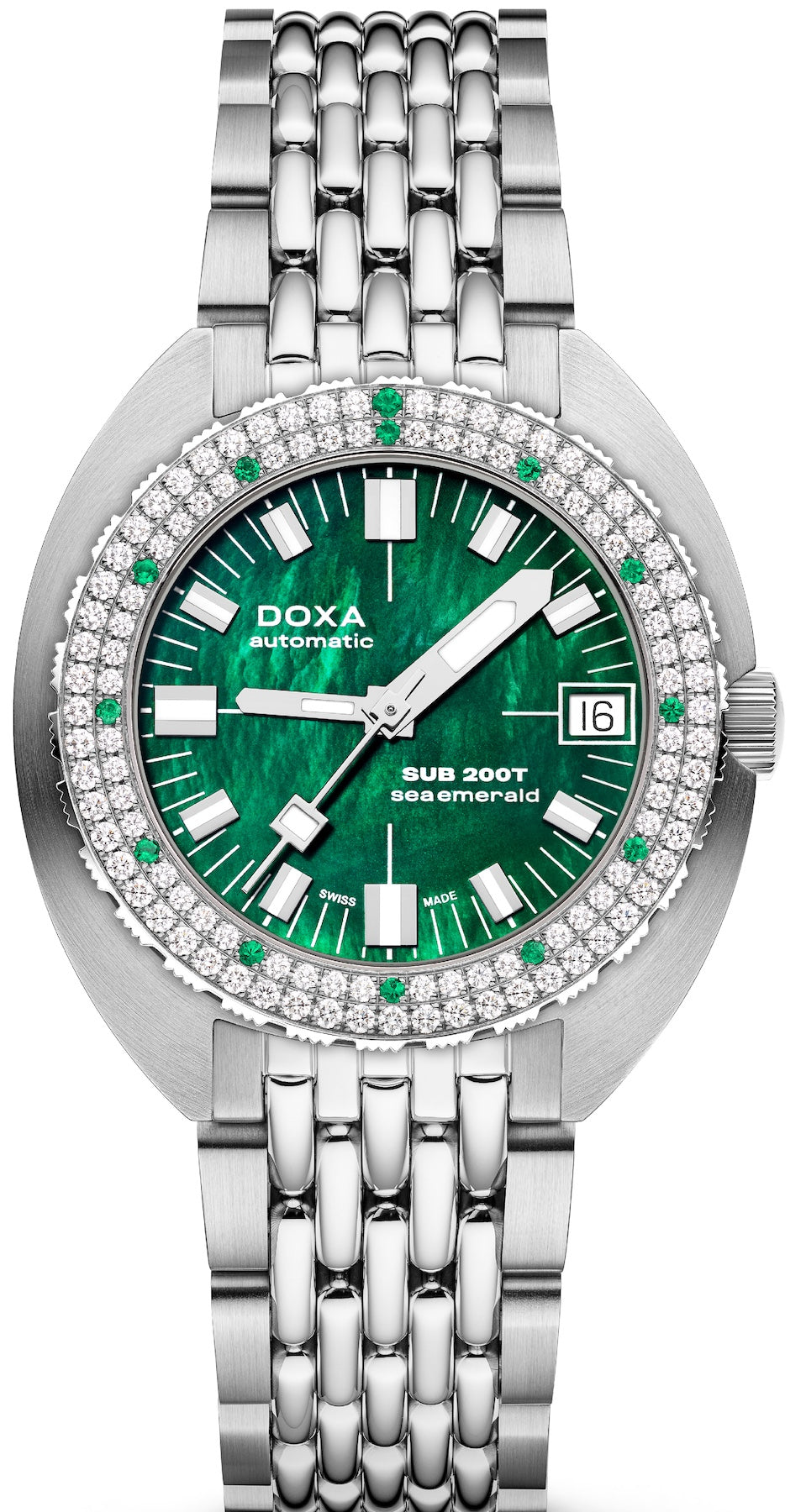 Doxa Watch SUB 200T Diamonds Sea Emerald 804.10D.131.10