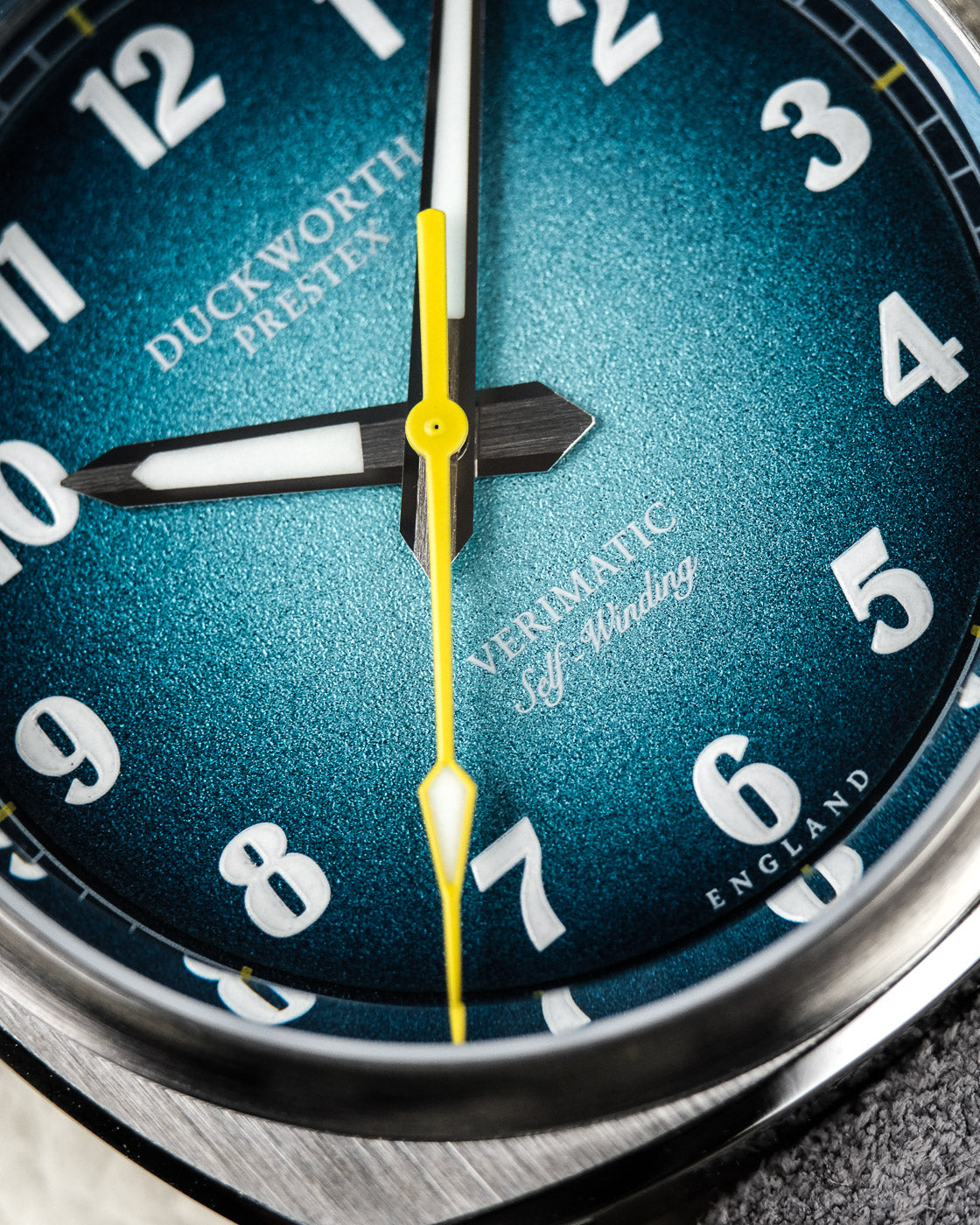 Duckworth Prestex Verimatic Blue Fume Mesh Bracelet Watch D891-03-ST Image 2
