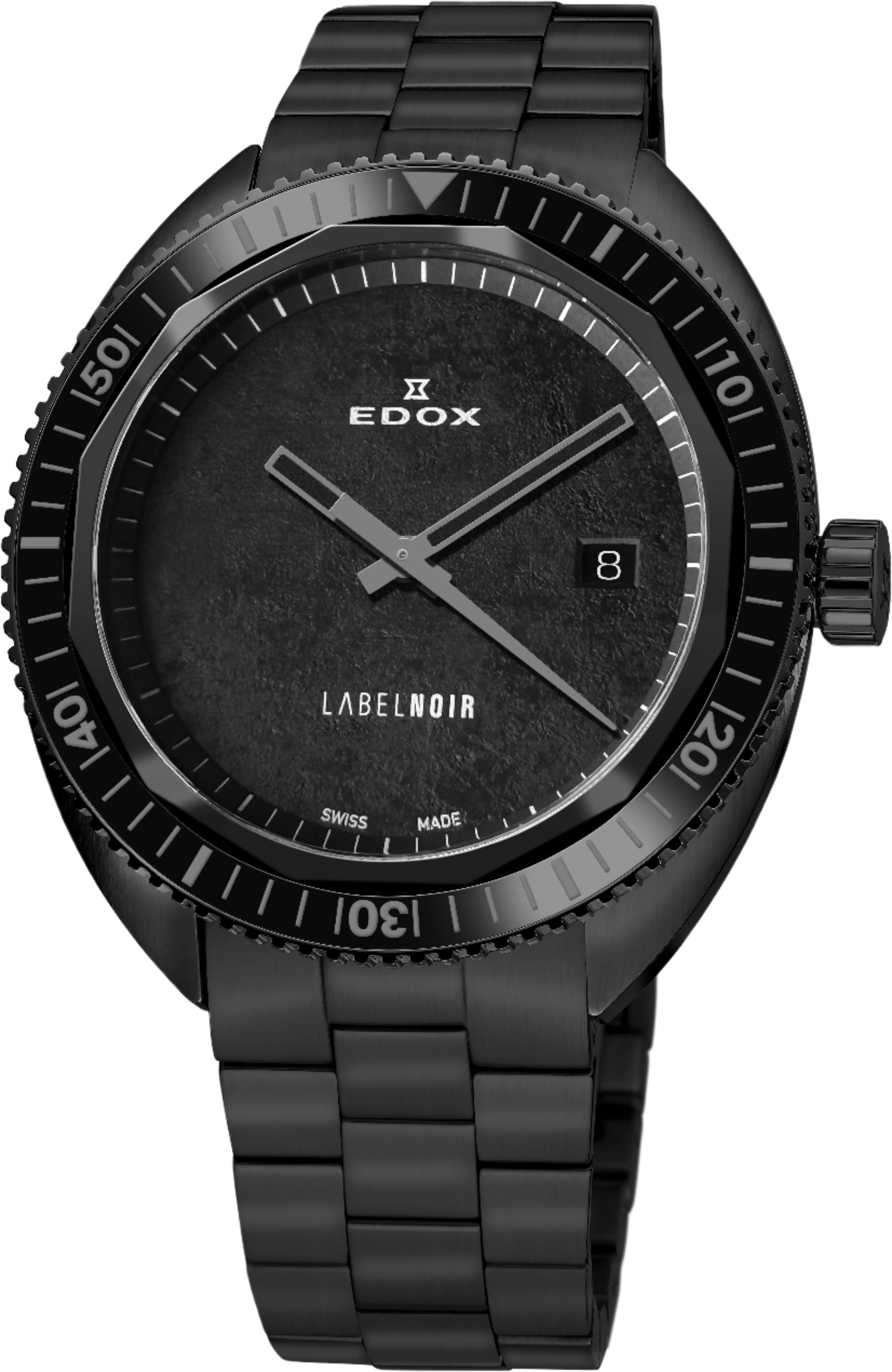 Edox Hydro Sub Label Noir Limited Edition Watch 80128 37NLNM NLN Image 1