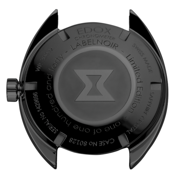 Edox Hydro Sub Label Noir Limited Edition Watch 80128 37NLNM NLN Image 2
