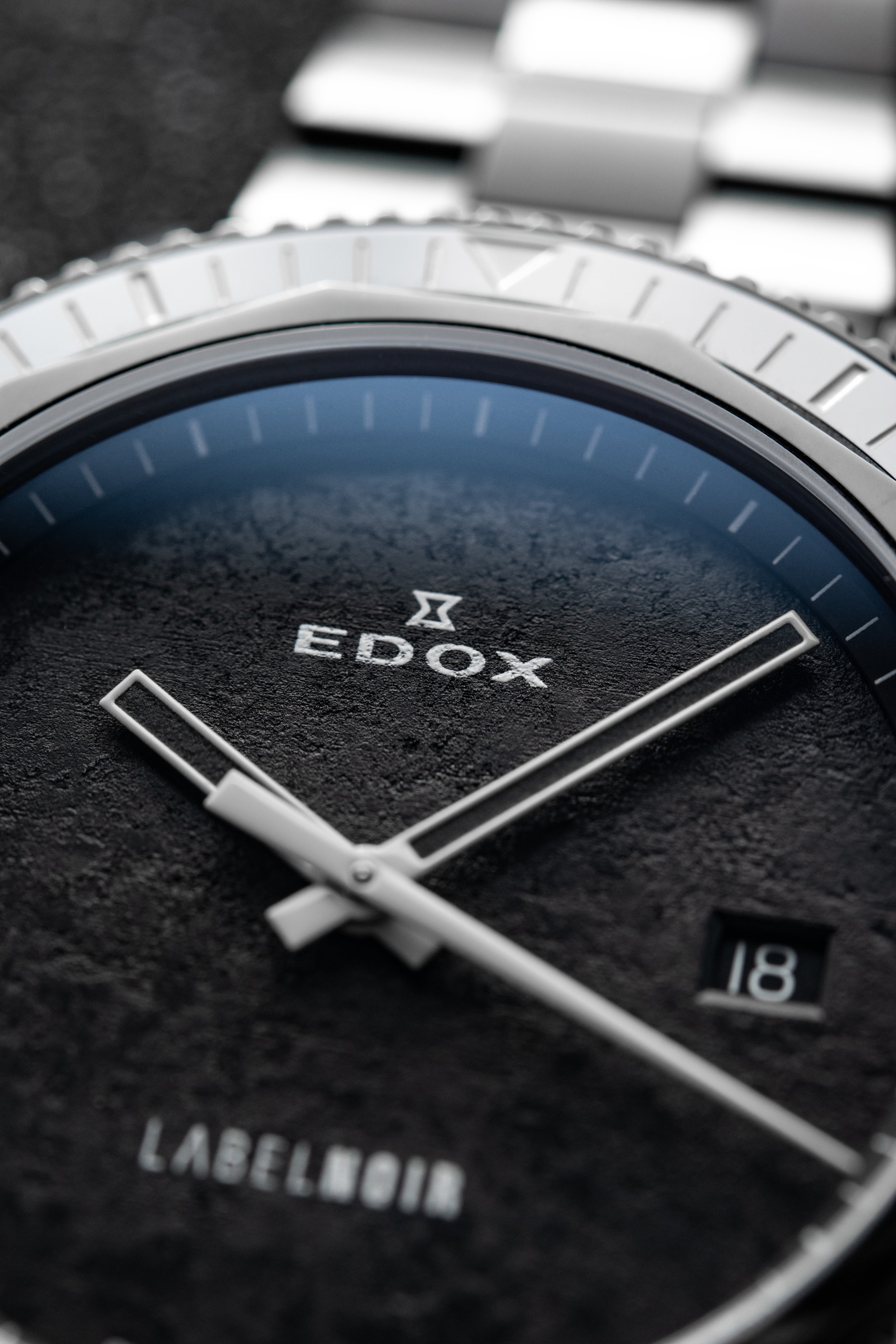 Edox Hydro Sub Label Noir Limited Edition Watch 80128 37NLNM NLN Image 4