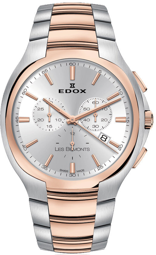 Edox Watch Les Bemonts Chrono Quartz 10239 357R AIR