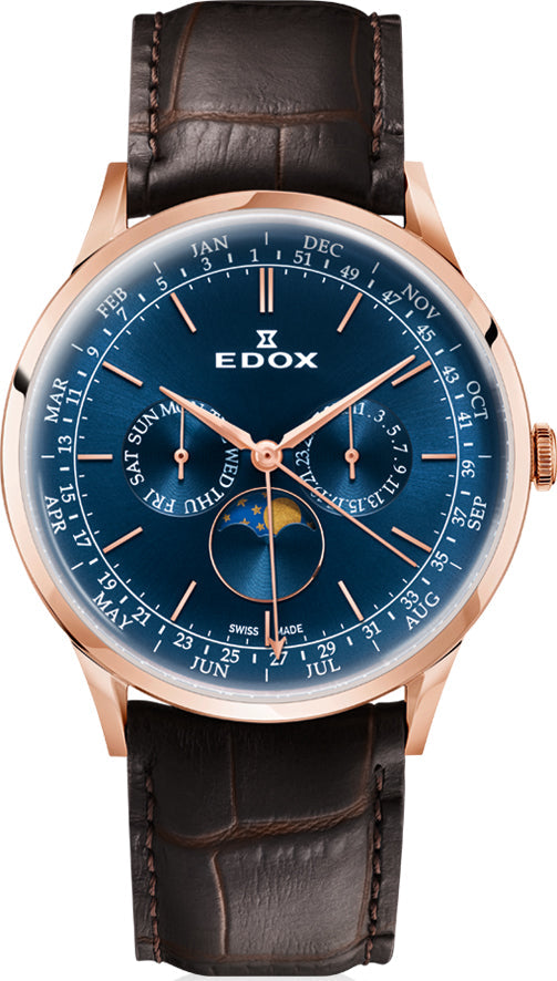 Edox Watch Les Vauberts 40101 37RC BUIR