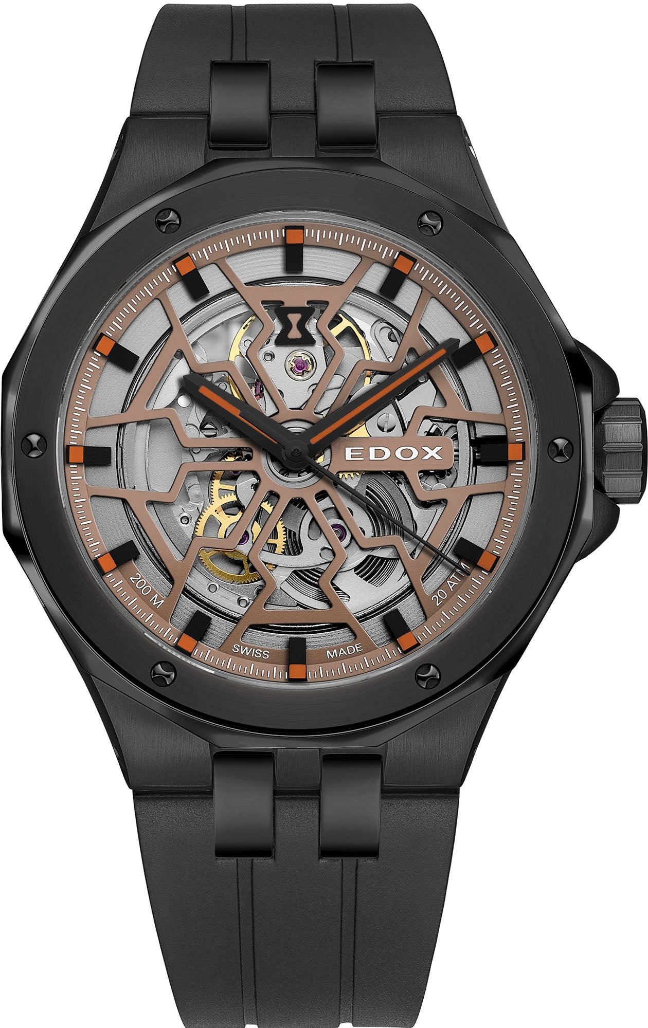 Edox Watch Delfin Mecano Mens 85303 37NCA BEIO